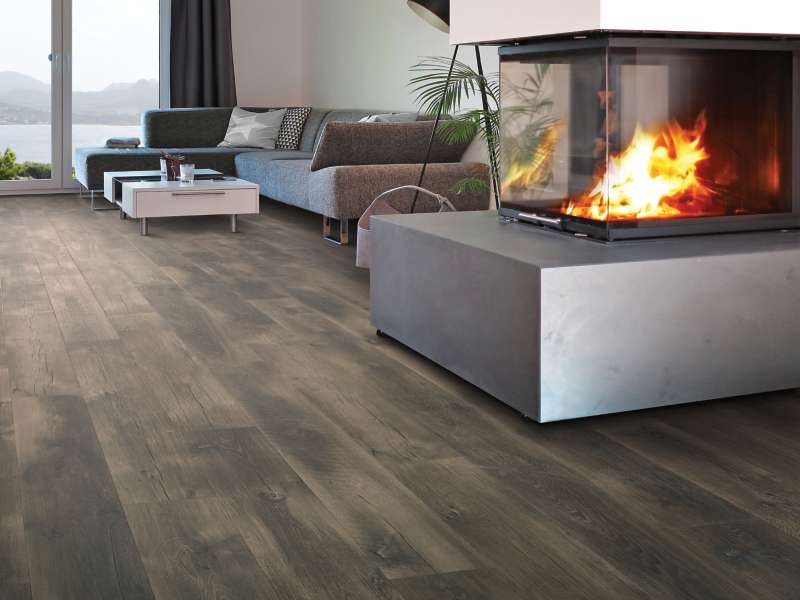 RevWood flooring in a living room setting.